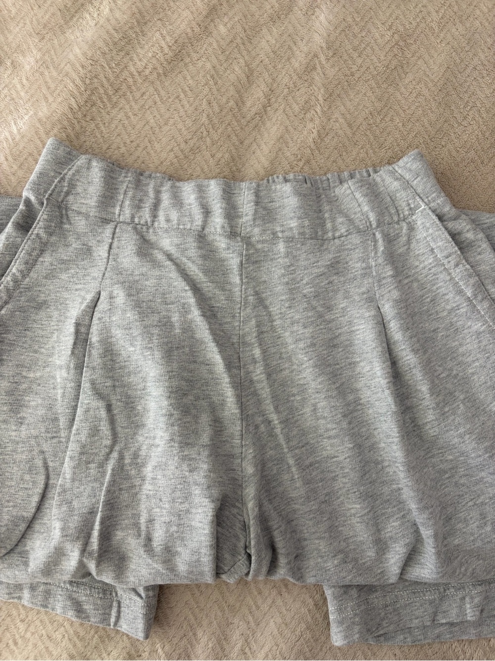 aerie Heather Gray Elastic Waistband Soft Trousers - Picture 3 of 4